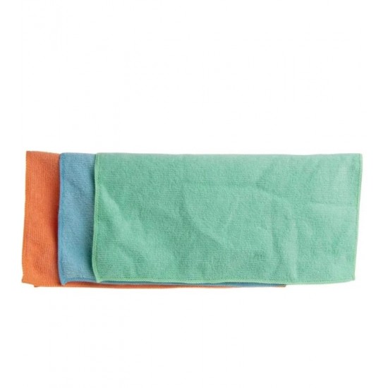 Jogo 3 Panos 30Cm Para Limpeza Microfibra